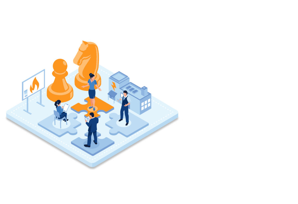 Business training or courses concept. Can use for web banner, infographics, hero images, isometric vector modern illustration